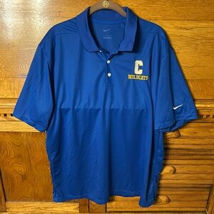 Nike C Wildcats Athletic Blue Sports Polo Shirt